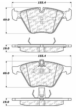 Disc Brake Pad Set CE 103.09180