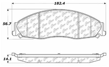 Disc Brake Pad Set CE 103.09210