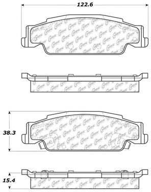 Disc Brake Pad Set CE 103.09220