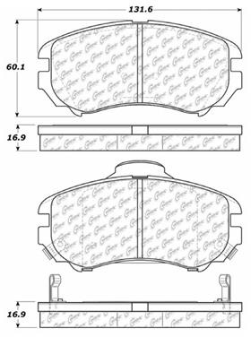 Disc Brake Pad Set CE 103.09240