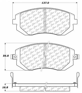 Disc Brake Pad Set CE 103.09290