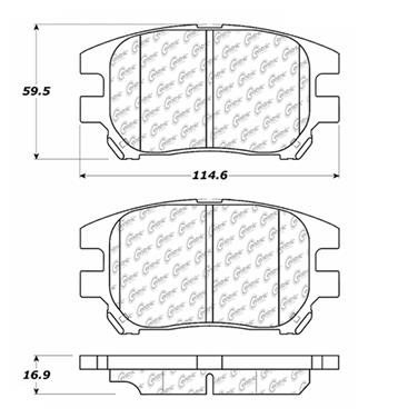 Disc Brake Pad Set CE 103.09300