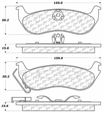 Disc Brake Pad Set CE 103.09320