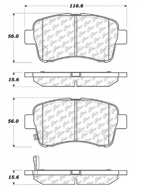 Disc Brake Pad Set CE 103.09370