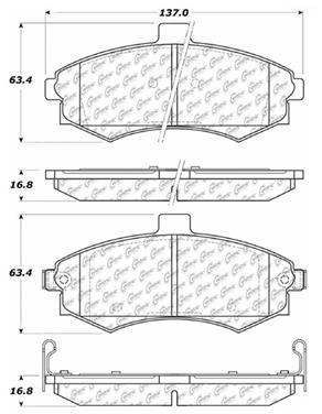 Disc Brake Pad Set CE 103.09410