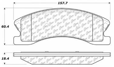 Disc Brake Pad Set CE 103.09450