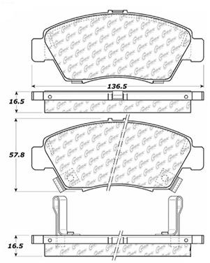 Disc Brake Pad Set CE 103.09480