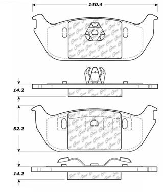 Disc Brake Pad Set CE 103.09520