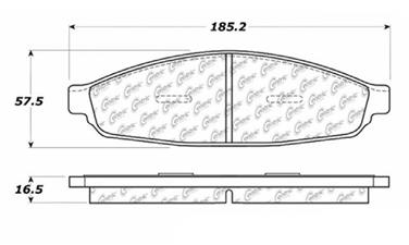 Disc Brake Pad Set CE 103.09530