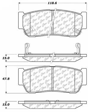 Disc Brake Pad Set CE 103.09540