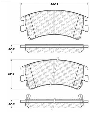 Disc Brake Pad Set CE 103.09570