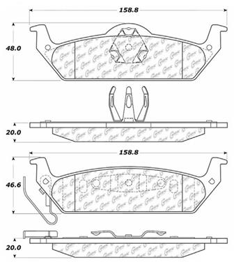 Disc Brake Pad Set CE 103.09630