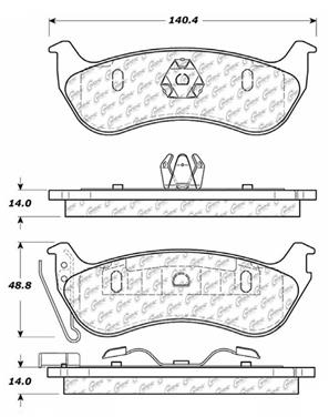 Disc Brake Pad Set CE 103.09640