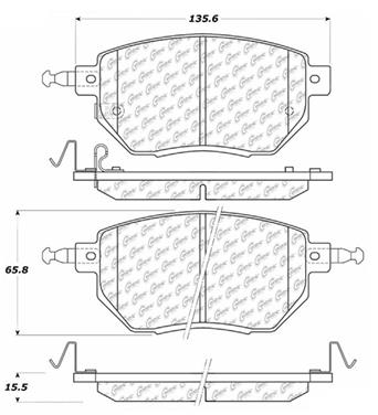 Disc Brake Pad Set CE 103.09690