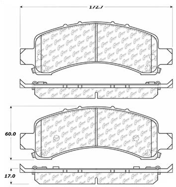 Disc Brake Pad Set CE 103.09741