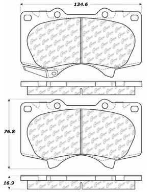 Disc Brake Pad Set CE 103.09760