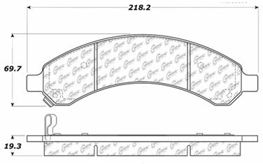 Disc Brake Pad Set CE 103.09890