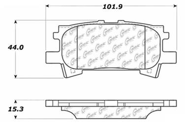 Disc Brake Pad Set CE 103.09960