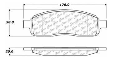 Disc Brake Pad Set CE 103.10110