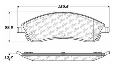 Disc Brake Pad Set CE 103.10190