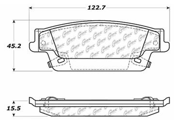 Disc Brake Pad Set CE 103.10200