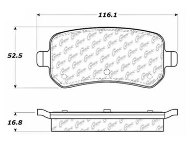 Disc Brake Pad Set CE 103.10210