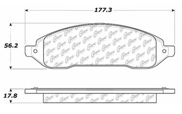 Disc Brake Pad Set CE 103.10220