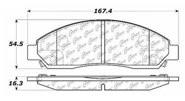 Disc Brake Pad Set CE 103.10390