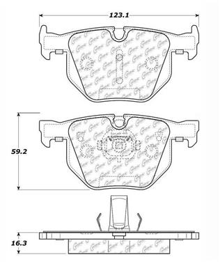 Disc Brake Pad Set CE 103.10420