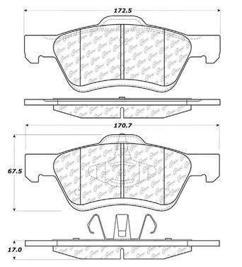 Disc Brake Pad Set CE 103.10471