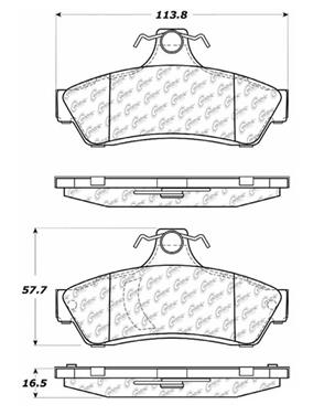 Disc Brake Pad Set CE 103.10480