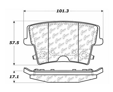 Disc Brake Pad Set CE 103.10570