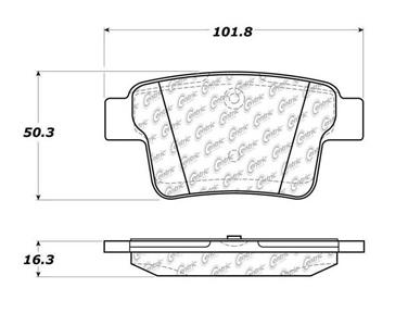 Disc Brake Pad Set CE 103.10710