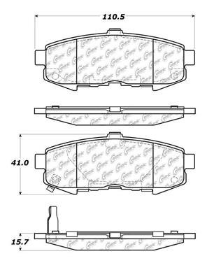 Disc Brake Pad Set CE 103.10730