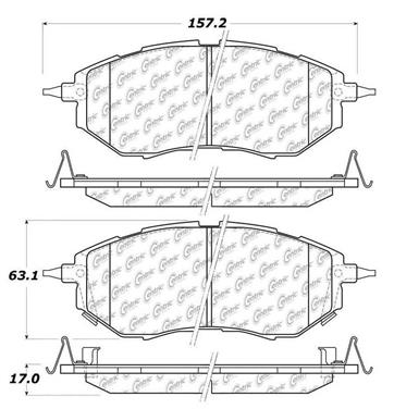 Disc Brake Pad Set CE 103.10780