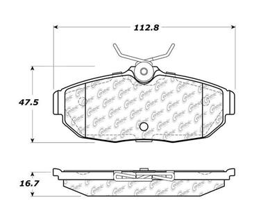 Disc Brake Pad Set CE 103.10820