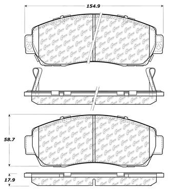 Disc Brake Pad Set CE 103.10890