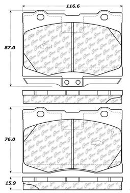 Disc Brake Pad Set CE 103.10910