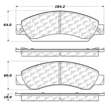 Disc Brake Pad Set CE 103.10920