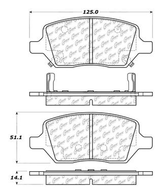 Disc Brake Pad Set CE 103.10930