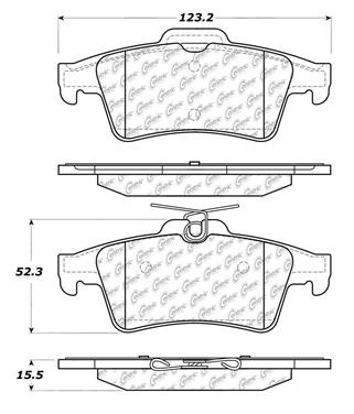 Disc Brake Pad Set CE 103.10950