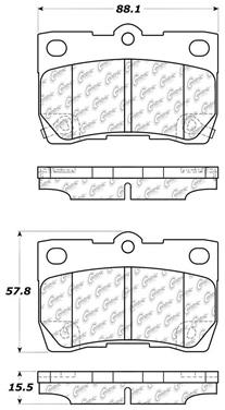 Disc Brake Pad Set CE 103.11130