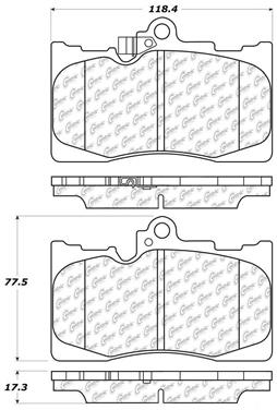 Disc Brake Pad Set CE 103.11180