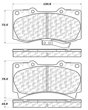 Disc Brake Pad Set CE 103.11190