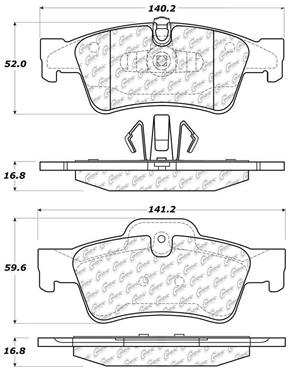 Disc Brake Pad Set CE 103.11220