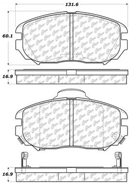 Disc Brake Pad Set CE 103.11250