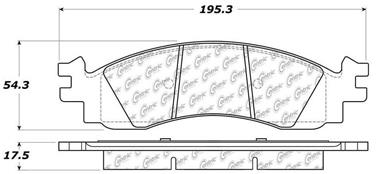 Disc Brake Pad Set CE 103.11580