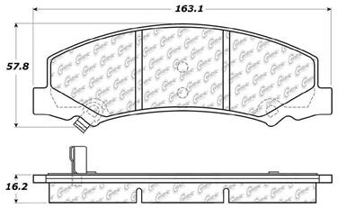 Disc Brake Pad Set CE 103.11590