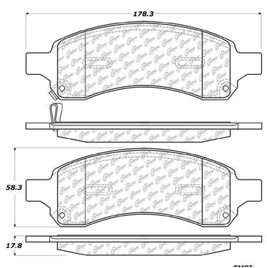 Disc Brake Pad Set CE 103.11690