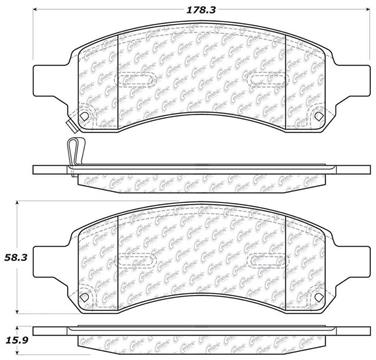 Disc Brake Pad Set CE 103.11691